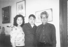 大江健三郎和夫人、兒子大江光