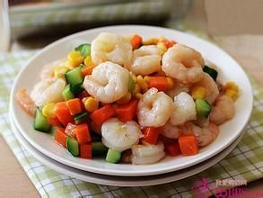 三色蝦仁 三色蝦仁