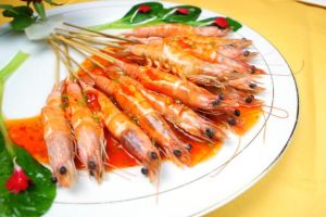 鹽焗活沙蝦 鹽焗活沙蝦