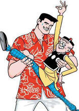 姚明與老夫子 姚明與老夫子