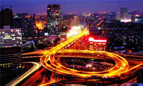 合肥長江路夜景