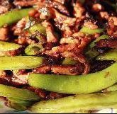 橄欖肉絲爆筍豆 橄欖肉絲爆筍豆