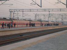 大虎山站電氣化鐵路接觸網