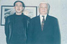 唐小平和全國政協副主席王文元在一起