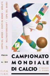 1934年義大利世界盃海報