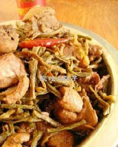 乾豆角燉板鴨 乾豆角燉板鴨