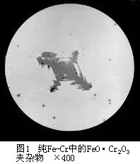 金屬中非金屬夾雜物