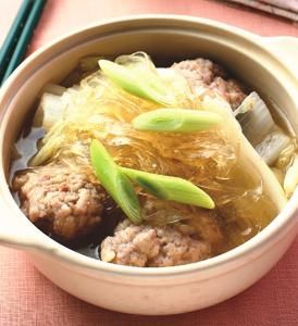 獅子頭冬粉煲 獅子頭冬粉煲