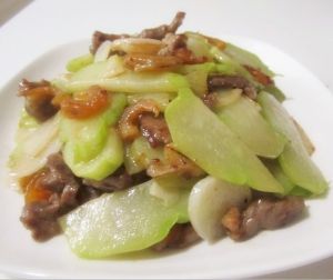 肉末佛手瓜 肉末佛手瓜