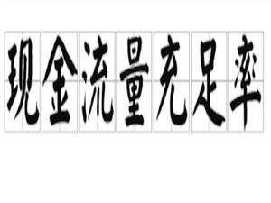 現金流量充足率 現金流量充足率