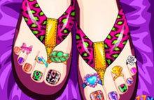 美麗的腳趾甲 美麗的腳趾甲