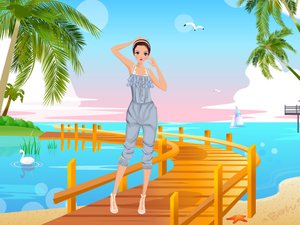 時尚連身褲 時尚連身褲