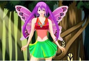 粉紅色蝴蝶精靈 粉紅色蝴蝶精靈