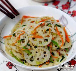 胡蘿蔔絲炒藕片 胡蘿蔔絲炒藕片