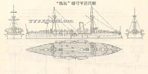 “致遠”級穹甲巡洋艦圖紙