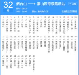 煙臺公交32路 煙臺公交32路