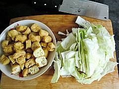 油豆腐白菜燉粉皮