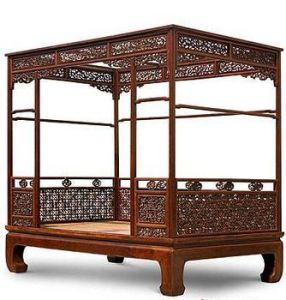 明黃花梨架子床