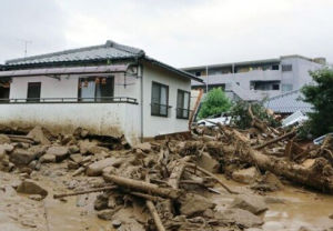 日本廣島土石流