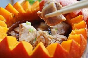 豉汁南瓜蒸排骨