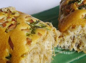 蔥香肉鬆火腿蛋卷 蔥香肉鬆火腿蛋卷