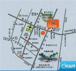 永翔時代名苑交通地圖