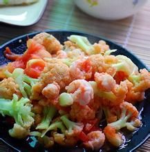 蝦仁番茄菜花 蝦仁番茄菜花