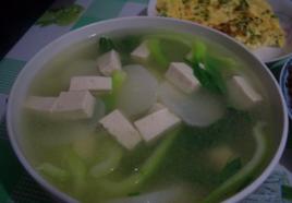 白菜蘿蔔豆腐湯 白菜蘿蔔豆腐湯