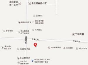 烏海現代醫院地圖