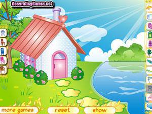 裝飾湖邊小屋 裝飾湖邊小屋