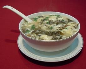 紫菜肉絲粟米蛋花湯