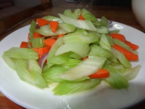 清炒西芹 清炒西芹