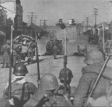 日軍攻入南京城