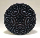 張成造款雕漆雲紋盤