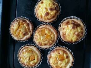 蔥香水果蛋撻飛餅 蔥香水果蛋撻飛餅