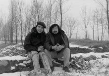 與著名畫家洪凌先生一起