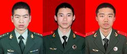 三位烈士尹進良、尹智慧、陳偉