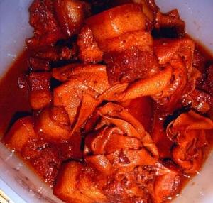 紅燒肉燉百葉結 紅燒肉燉百葉結