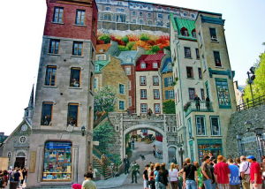 魁北克城大壁畫 魁北克城大壁畫