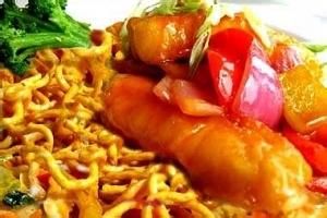 檸檬咖喱虹鱒魚面 檸檬咖喱虹鱒魚面