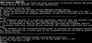 WD Align命令行界面
