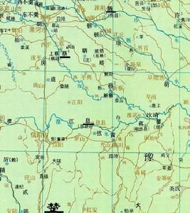 楚、息、蔡、陳的方點陣圖