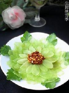 涼拌萵筍片 涼拌萵筍片