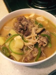 肥牛雜菇大醬湯 肥牛雜菇大醬湯