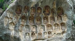 濟南千佛崖唐代石刻造像