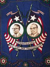 杜伯曼總統（左）和托爾伯特總統（右）