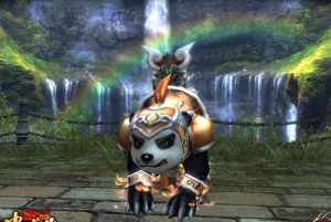 讓人羨慕的戰甲熊貓