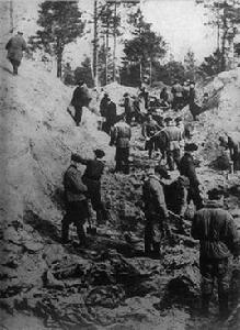卡廷森林慘案[蘇聯針對波蘭軍人的屠殺事件]