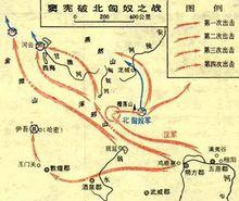 漢竇憲攻稽洛山北匈奴之戰