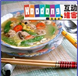 雞茸球玉米湯 雞茸球玉米湯